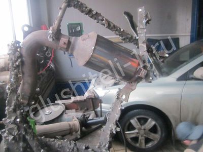 Удаление сажевого фильтра Toyota Sienna II
